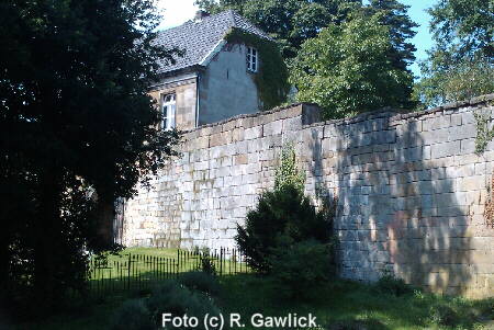 Burg Bentheim Burgmauer Foto